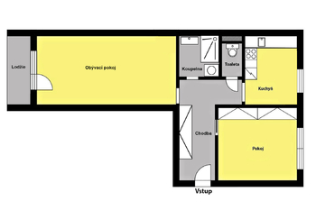 Prodej bytu 2+1 v družstevním vlastnictví 59 m², Nymburk