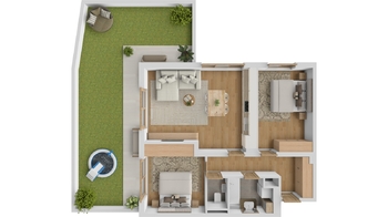 Prodej bytu 3+kk v osobním vlastnictví 127 m², Kladno