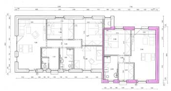 plánek - Pronájem domu 50 m², Srubec