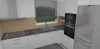 kuchyně návrh - Pronájem domu 50 m², Srubec