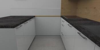 kuchyně návrh - Pronájem domu 50 m², Srubec