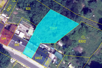 Katastrální mapa - Prodej domu 95 m², Jáchymov