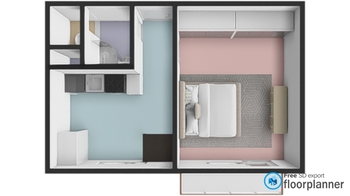 Prodej bytu 1+1 v osobním vlastnictví 32 m², Praha 9 - Letňany