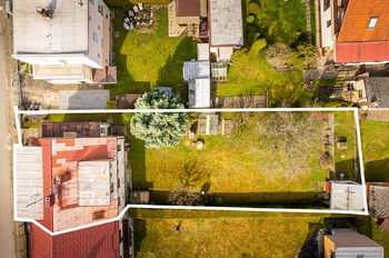 zákres RD a pozemku - Prodej domu 270 m², České Budějovice