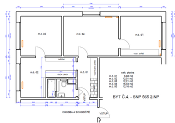 Pronájem bytu 3+1 v osobním vlastnictví 62 m², Prachatice