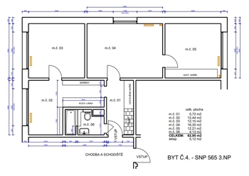 Pronájem bytu 3+1 v osobním vlastnictví 63 m², Prachatice