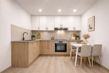 Vizualizace - kuchyň - Prodej bytu 2+1 v osobním vlastnictví 50 m², Havířov