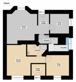 Pronájem bytu 2+kk v osobním vlastnictví 38 m², Praha 5 - Smíchov