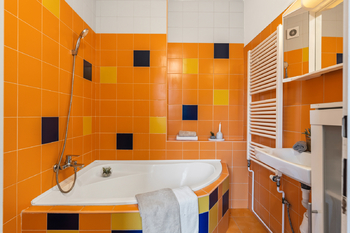 Koupelna - Prodej bytu 2+1 v osobním vlastnictví 49 m², Kamenný Most