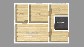 Pronájem bytu 3+1 v osobním vlastnictví 66 m², Větřní