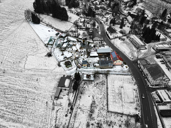 Hranice nabízených pozemků - Prodej ubytovacího zařízení 703 m², Lipová-lázně