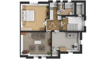 byt 1. patro - Prodej domu 255 m², Praha 4 - Braník