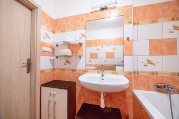 Koupelna - Pronájem bytu 4+kk v osobním vlastnictví 75 m², Praha 8 - Libeň