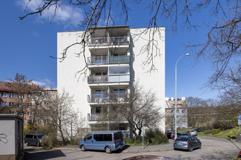 Pohled na dům - Pronájem bytu 4+kk v osobním vlastnictví 75 m², Praha 8 - Libeň