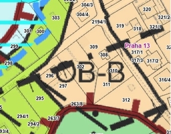 Prodej pozemku 763 m², Praha 5 - Stodůlky