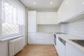 Kuchyň - vizualizace - Prodej bytu 3+1 v družstevním vlastnictví 72 m², Praha 4 - Michle