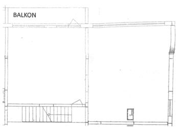 Schéma pevných konstrukcí - Prodej bytu 3+1 v družstevním vlastnictví 72 m², Praha 4 - Michle