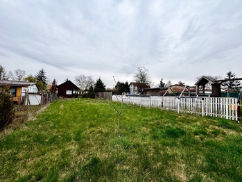 pohled na celou zahradu - Pronájem pozemku 245 m², Žatec