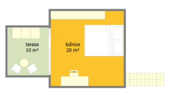 Pronájem bytu 2+kk v osobním vlastnictví 58 m², Brno