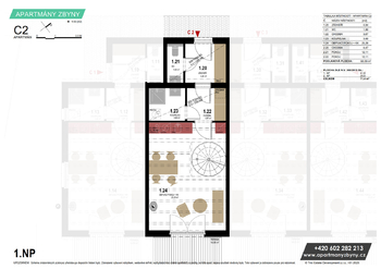 Prodej bytu 3+kk v osobním vlastnictví 67 m², Doksy