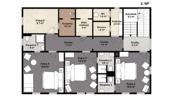 Prodej ubytovacího zařízení 435 m², Hřensko