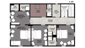 Prodej ubytovacího zařízení 435 m², Hřensko