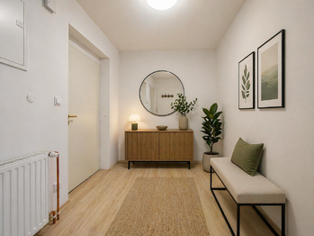 Vizualizace - předsíň - Pronájem bytu 1+1 v osobním vlastnictví 56 m², Ostrava