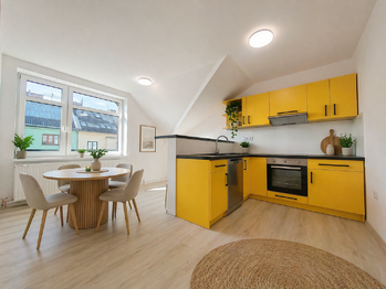 Vizualizace - kuchyň - Pronájem bytu 1+1 v osobním vlastnictví 56 m², Ostrava