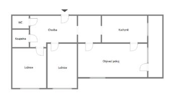 Prodej bytu 3+1 v osobním vlastnictví 75 m², Kralupy nad Vltavou