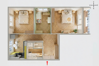 Prodej bytu 3+1 v osobním vlastnictví 63 m², Březová