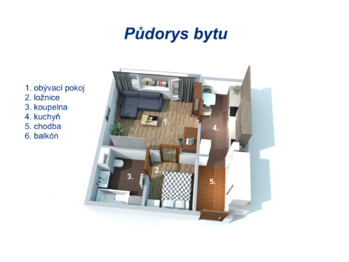 Prodej bytu 2+1 v osobním vlastnictví 43 m², Brno