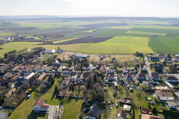 Letecký snímek lokality - Prodej domu 56 m², Krakovany