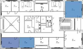 Volné místnosti v 3. NP - Pronájem kancelářských prostor 25 m², Žatec