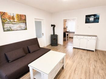 1NP - obývací pokoj - Prodej domu 197 m², Nový Bor
