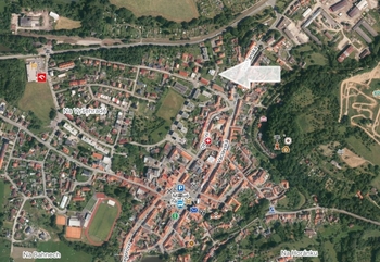 Orientační mapa - Prodej bytu 3+kk v osobním vlastnictví 62 m², Netolice