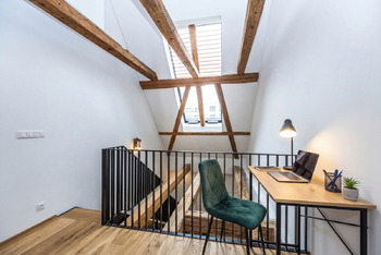 Vizualizace ložnice - Pronájem bytu 2+kk v osobním vlastnictví 42 m², Praha 4 - Nusle