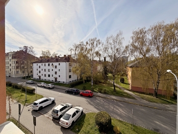 výhled z pokoje - Pronájem bytu 2+1 v osobním vlastnictví 71 m², České Budějovice