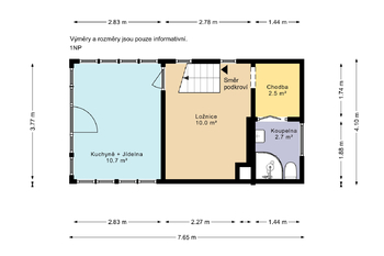 Prodej chaty / chalupy 37 m², Krňany