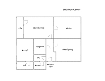 Prodej bytu 3+1 v družstevním vlastnictví 71 m², Ledce