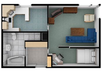 Pronájem bytu 2+kk v osobním vlastnictví 45 m², Plzeň