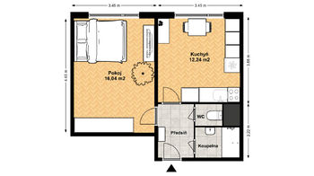 Pronájem bytu 1+1 v osobním vlastnictví 35 m², Plzeň