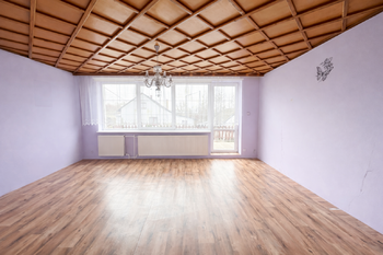 1NP - Obývací pokoj - Prodej domu 188 m², Albrechtice