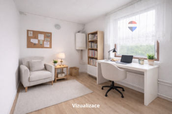 Přízemí - možná kancelář - Prodej domu 188 m², Albrechtice