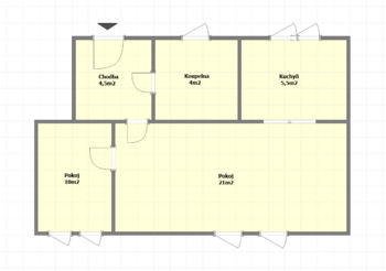 Pronájem bytu 2+1 v osobním vlastnictví 45 m², Týnec nad Sázavou