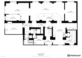 Pronájem obchodních prostor 286 m², Praha 7 - Holešovice
