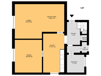 Prodej pozemku 1309 m², Šestajovice