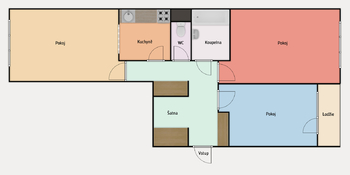 Prodej bytu 3+kk v osobním vlastnictví 67 m², Praha 5 - Košíře