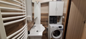 Koupelna se sprchovým koutem - Prodej bytu 2+kk v osobním vlastnictví 54 m², Jedovnice