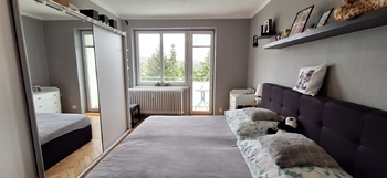 Ložnice - Prodej bytu 2+kk v osobním vlastnictví 54 m², Jedovnice