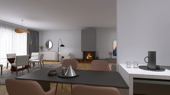 Vizualizace - Prodej pozemku 914 m², Bechlín